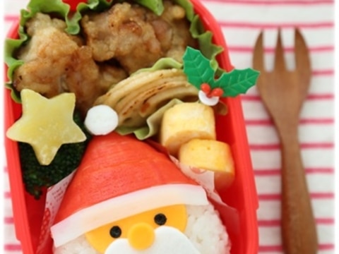 キャラ弁*クリスマスに♪サンタさんおにぎり